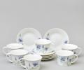 Чайный набор "ВАСИЛЬКИ" 760-840 на 6 персон, 12 предметов (250 мл)