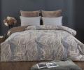 Постельное белье с одеялом "Kazanov.A." Марли (бежевый платина) Велюр/Egypt Cotton, Евро