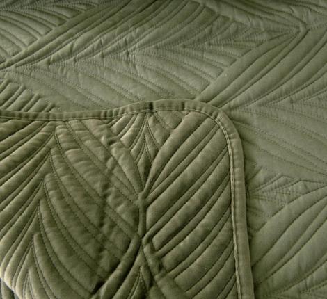 Покрывало "Sofi de Marko" Таира (хаки) Велюр, 240х260