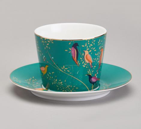 Чайная пара "GOLDEN BIRDS" 419-125, 220 мл