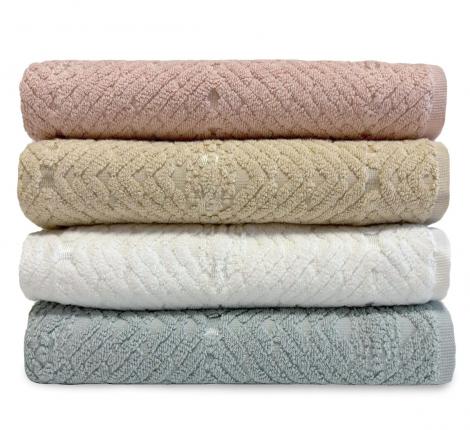 Полотенце махровое Beneviva Maza (розовый), 70х135