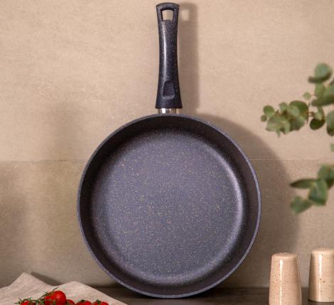 Сковорода глубокая AGNESS GRANITE 952-015, диаметр 28 см