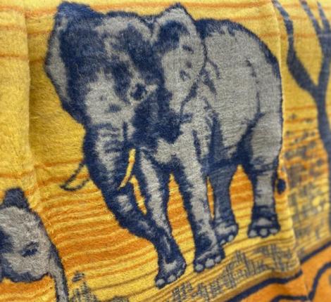 Плед хлопковый Райтекс "СЛОН", 150х200