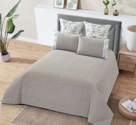 Постельное бельё "KARTEKS" жаккардовый сатин АКВАРЕЛЬ CVP 10, Евро