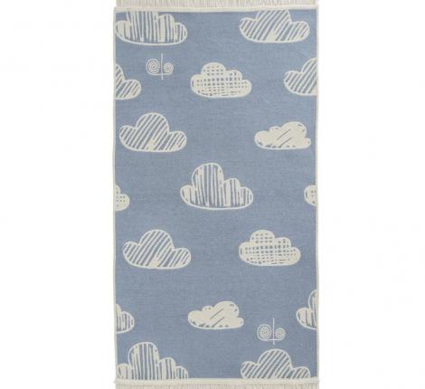 Коврик детский CLOUD (голубой), 80х150