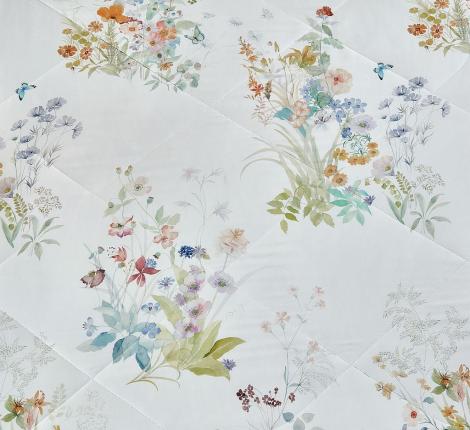 Постельное белье с одеялом "Asabella" 2267-2OSP Фланель, Семейный