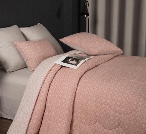 Постельное белье с одеялом "Kazanov.A." Кемер (коралл жемчуг) Муслин, Евро