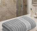 Полотенце махровое "METEOR" жаккард 70х140 (1/1) MARS, серый