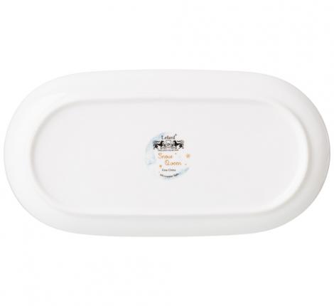 Блюдо овальное "СНЕЖНАЯ КОРОЛЕВА" 590-547, длина 20,5 см