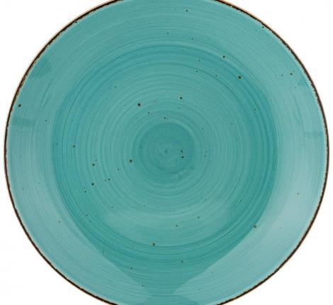 Тарелка обеденная &quot;NATURE&quot; (бирюзовая), диаметр 26,5 см