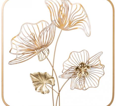 Панно настенное "ЦВЕТОЧНАЯ СИМФОНИЯ" 680-193, 50,2*50,2*5,7 см