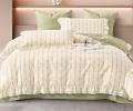 Постельное белье с кружевом Madame Plumes "LIRA FIORI" LF-118 Сатин, Евро
