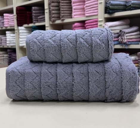 Полотенце микрокоттон AMBIELLA "TEMATIC" 70x140, серый