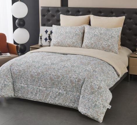 Постельное белье с одеялом "Sofi de Marko" Рикардо №5 Велюр/Сатин, Евро