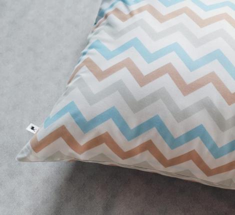 Постельное белье "Siberia" Зигзаг (бежевый) Ранфорс, 1,5 спальный