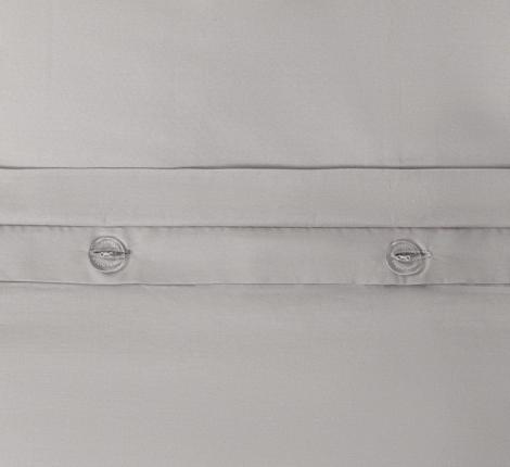 Постельное белье "Sofi de Marko" Милла (светло-серая) Сатин, Семейный