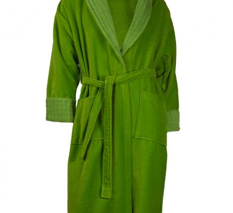Махровый халат мужской 2XL "ANGORA" зелёный
