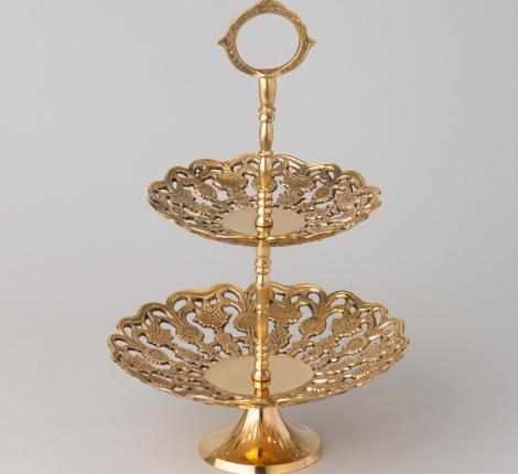 Фруктовница 2-х ярусная "LEFARD" диаметр 11/16 см