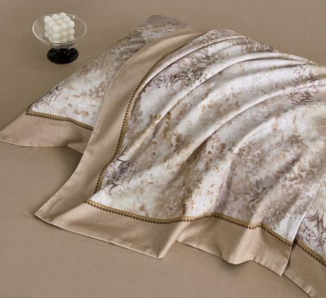 Постельное белье с одеялом "Asabella" 2237-OSPS Фланель, 1,5 спальный