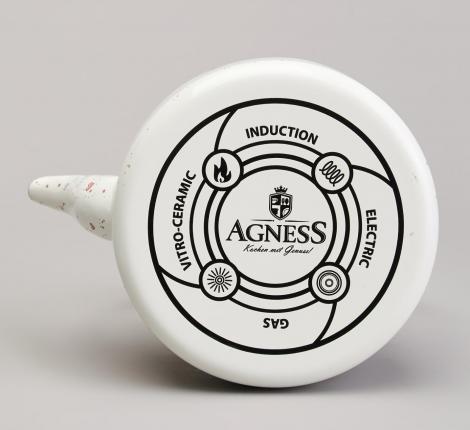 Чайник эмалированный со съёмным фильтром "LAVANDER CATS", 1,1 л