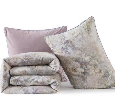 Постельное белье с одеялом "Sofi de Marko" Рикардо №3 Велюр/Сатин, Евро