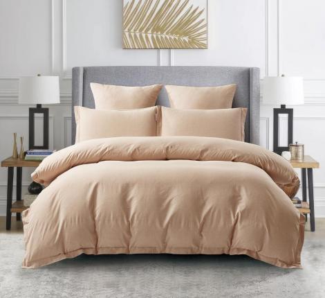 Постельное бельё "KARTEKS" VJT-02 вареный жаккард, Евро