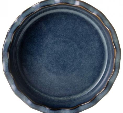 Форма круглая для запекания "AGNESS" REACTIVE BLUE, 1500 мл