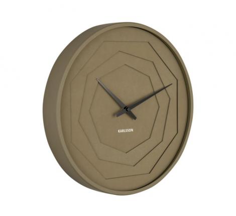 Часы настенные Karlsson "LAYERED ORIGAMI" (зелёный), 30х30х4,5 см