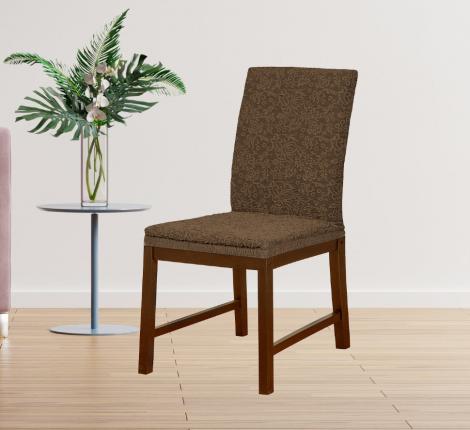 Комплект чехлов на стулья  Karteks "Классика" 6шт. KAR 002-05, светло-коричневый