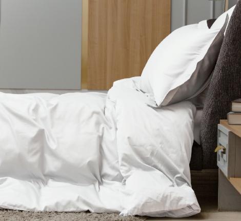 Простыня "ALPINE WHITE ALLURE GRASS" Мако-Сатин, 240х260