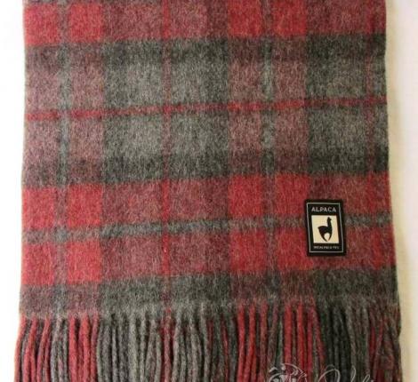 Плед INCALPACA (55% шерсть альпака, 45% шерсть мериноса) PP-2, 170x210