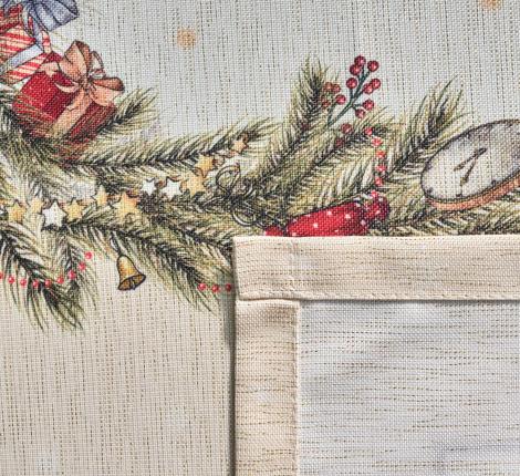 Скатерть LEFARD "ЩЕЛКУНЧИК" 175х400 см, бежевый