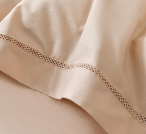 Постельное белье "Sofi de Marko" Изольда (карамель) Сатин ДеЛюкс, Евро