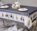 Скатерть с пропиткой "FAMILY FARM" 140х180 см, графит