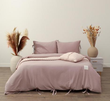 Постельное белье "Sofi de Marko" Аредель (лиловый) Лён, Евро