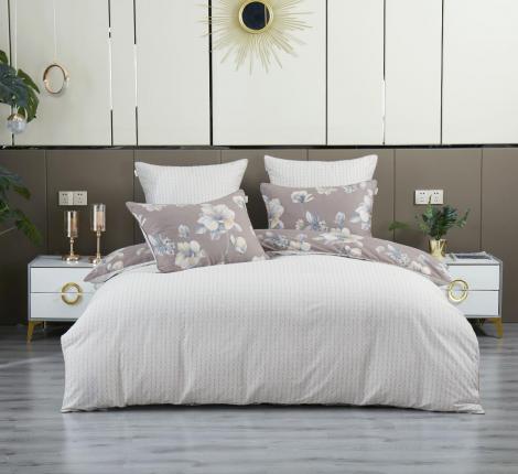 Постельное белье "Kazanov.A." Саманта (капучино) Сатин, 1,5 спальный