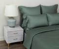 Простыня "Sofi de Marko" Premium Mako (темно-зеленый), 180х230