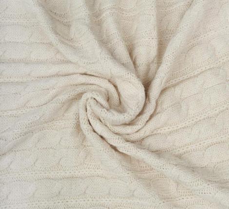 Плед вязаный "Sofi de Marko" Джовани (бежевый), 220х240