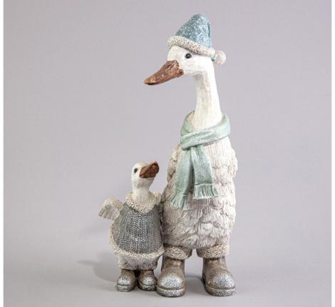 Статуэтка "ГУСИ" 121-104, 14,5*13,5*27,5 см