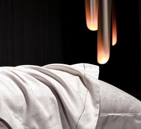 Постельное белье с одеялом "Asabella" 1185-2OSP Жаккард, Семейный