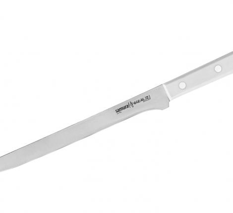 Нож кухонный &quot;Samura HARAKIRI&quot; SHR-0048W/Y филейный 218 мм, ABS пластик
