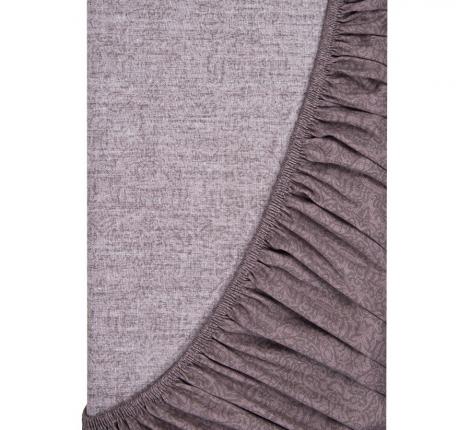 Простынь сатин на резинке PCT-7, 90x200х25