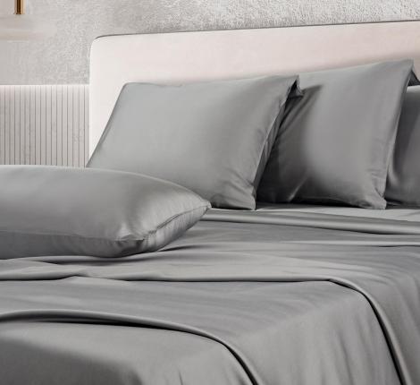 Постельное бельё Sharmes "Bamboo" Евро, серый