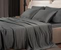 Постельное бельё Sharmes "Bamboo" Семейный, графитовый