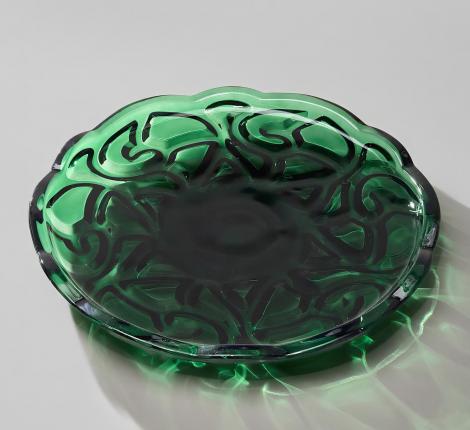 Блюдо сервировочное "ELEGIA" EMERALD, диаметр 32 см
