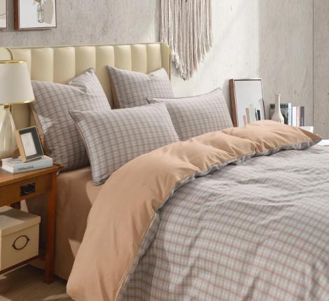 Постельное белье "Sofi de Marko" Джагер (серый) Сатин, 1,5 спальный