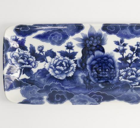 Тарелка "Japonism Lion", 28,5*14*2,5 см