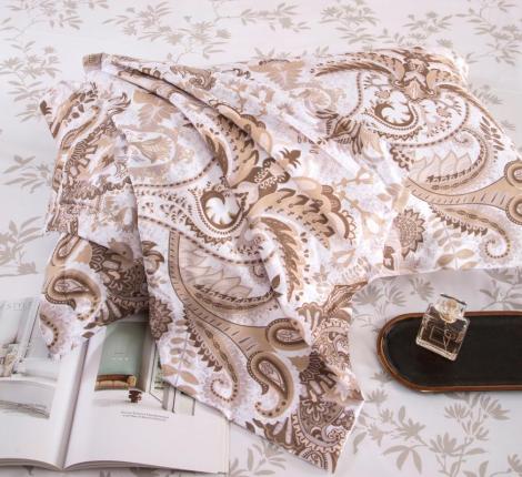 Постельное белье с одеялом "Kazanov.A." Фоджа (латте молоко), Семейный