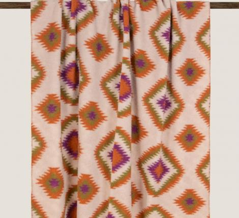 Плед шерстяной Frati "MARY NATIVE" CREAM, 150x200 шерсть 55% полиэстер 45%, 1070г
