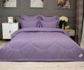 Постельное белье с одеялом "Kazanov.A." Hotel (аметист платина) Страйп Сатин, Евро